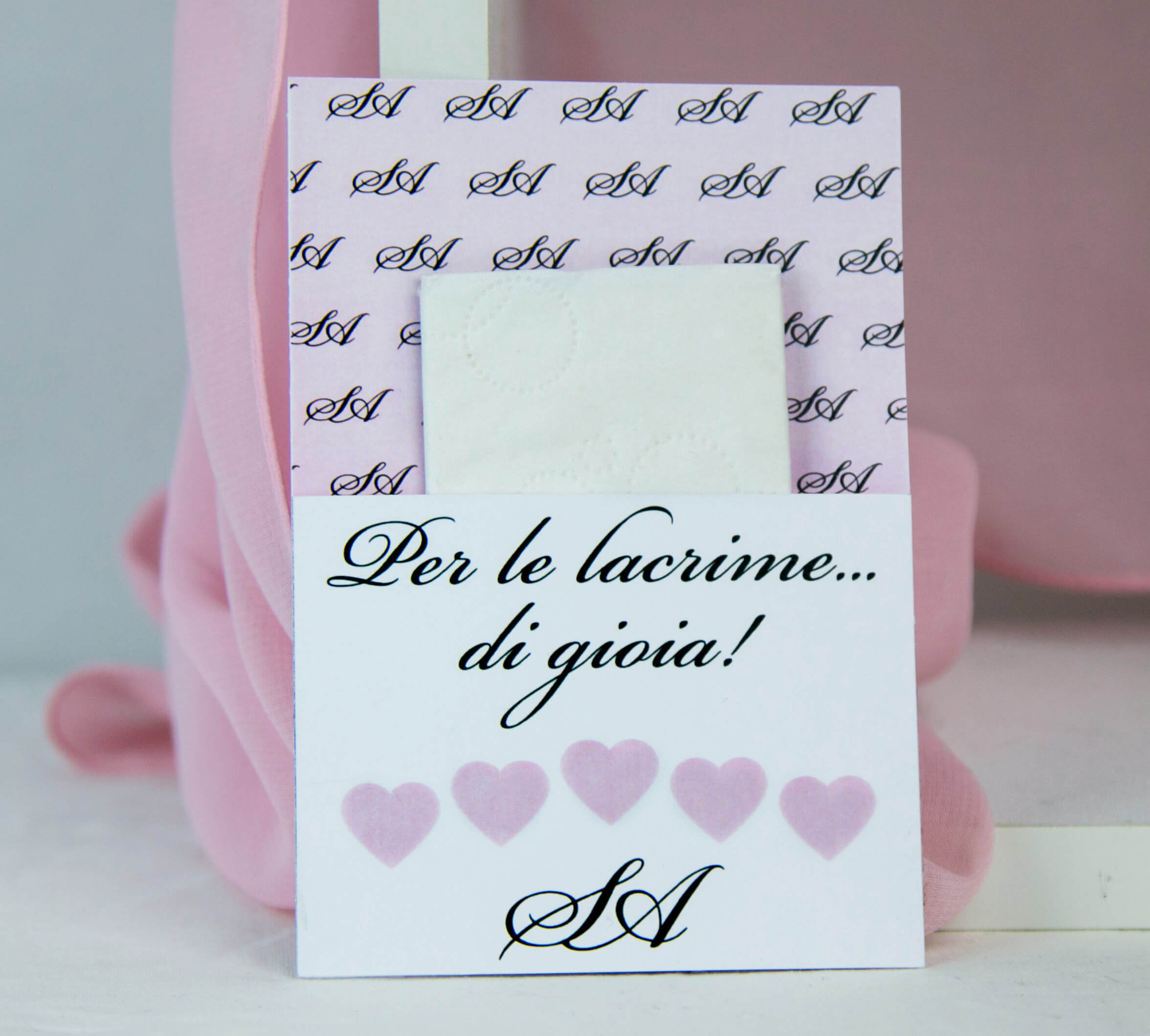 Fazzolettino Per le lacrime di gioia - Simone Piccolo - Graphic & Wedding  Designer